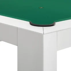 Tavolo da biliardo Carambola Cubista 7' Bianco di Basaglia + Rota Nodari