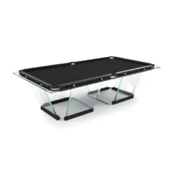 Tavolo da Biliardo T1.1 Nero in Cristallo - 8ft