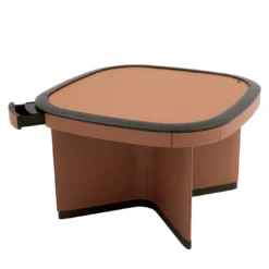 Tavolo da gioco Flamingo in legno di frassino e pelle