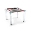 Tavolo da Gioco Tuttuno Dama in Vetro Set da 4