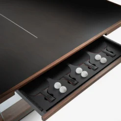 Tavolo da Ping-Pong Scambio in Legno e Vetro