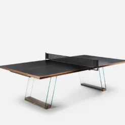 Tavolo da Ping-Pong Scambio in Legno e Vetro