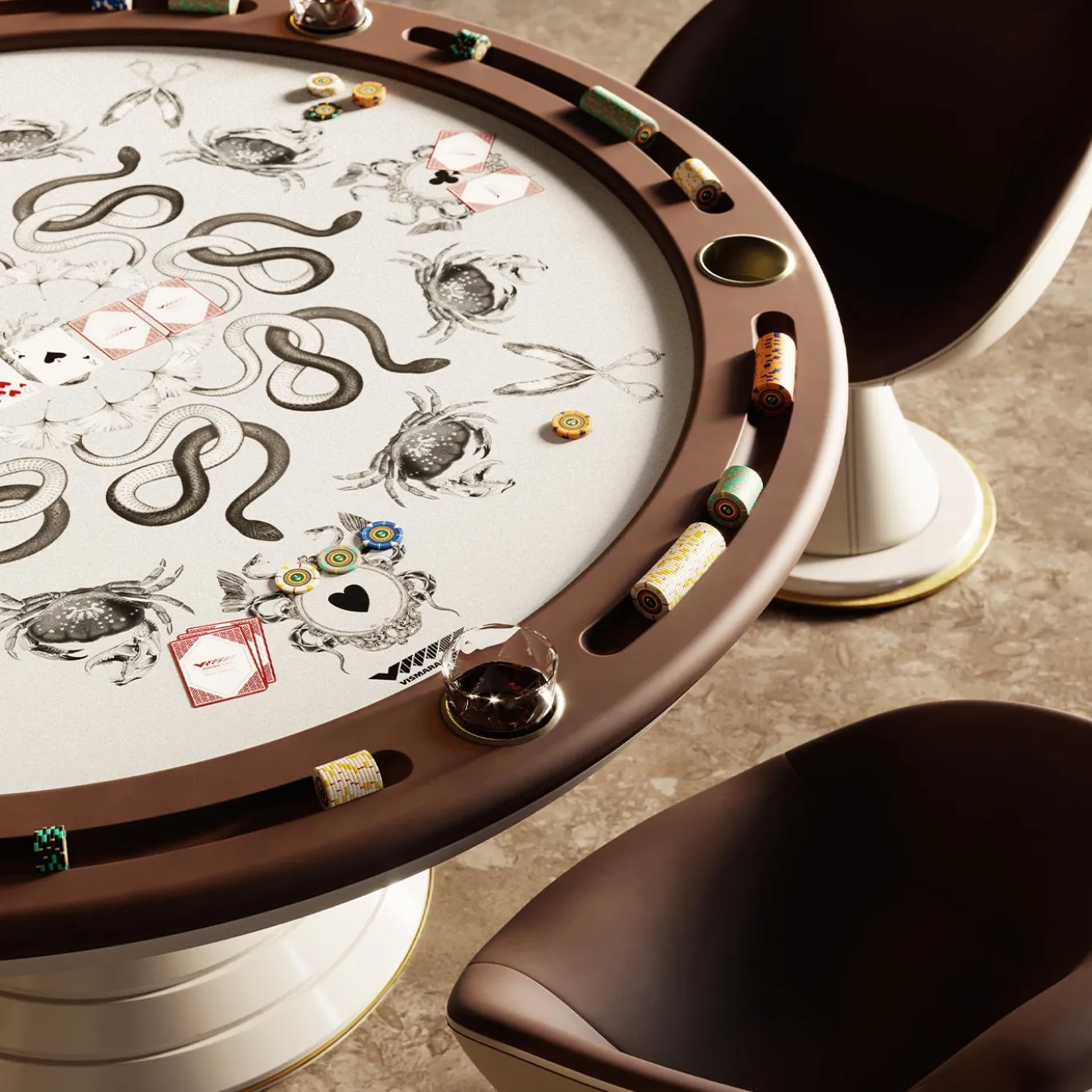 Tavolo da poker Vegas 160 di Pino Vismara