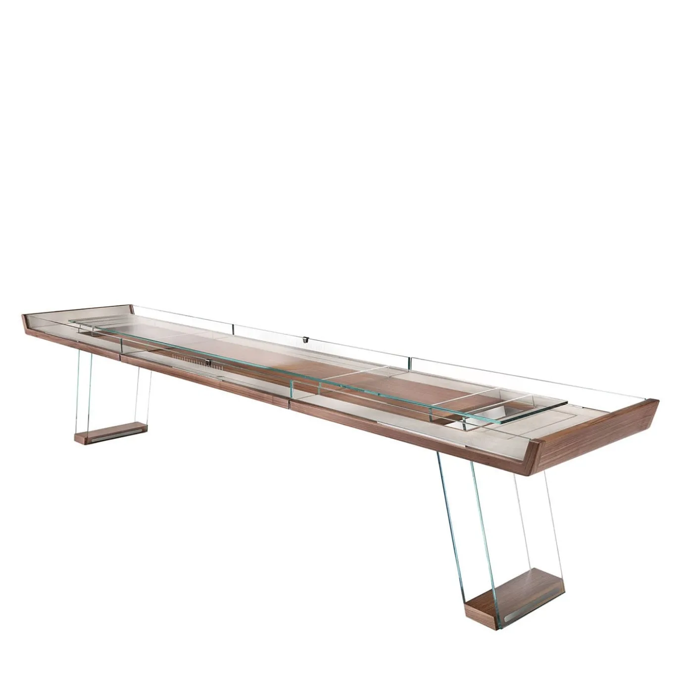 Tavolo da Shuffleboard Scivolo in legno da 12 piedi