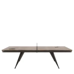 Tavolo da tennis in legno e pelle Blade