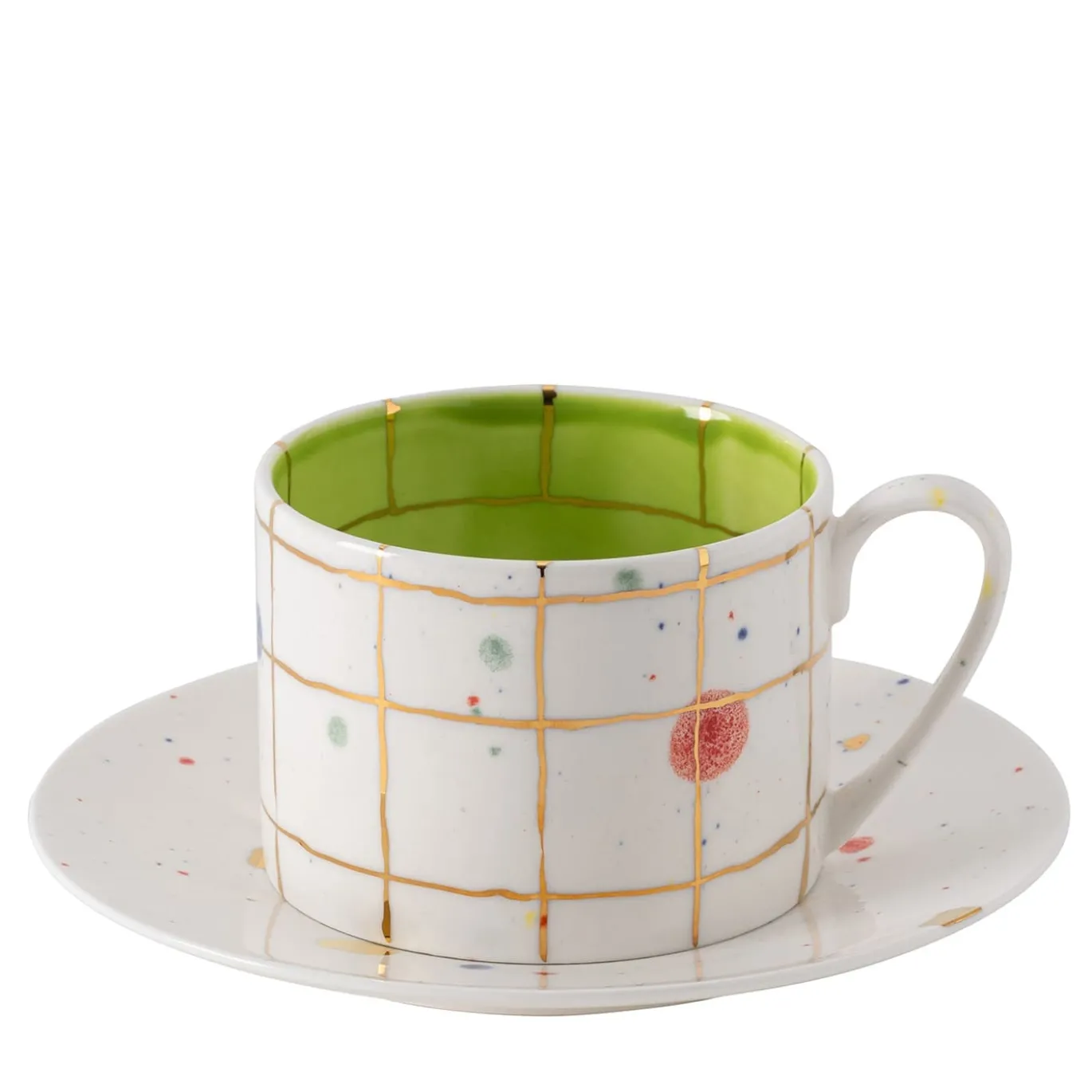 Tazza da tè e piattino dritti Amelia