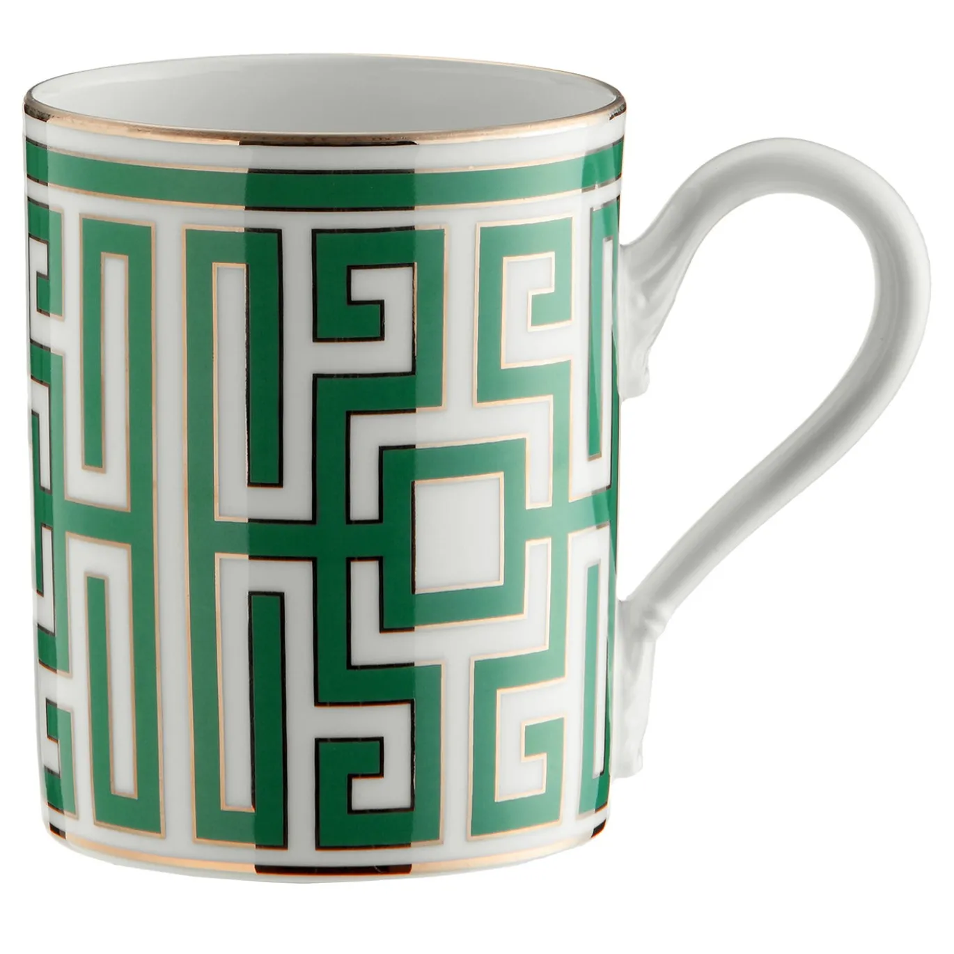 Tazza Smeraldo in Porcellana Labirinto