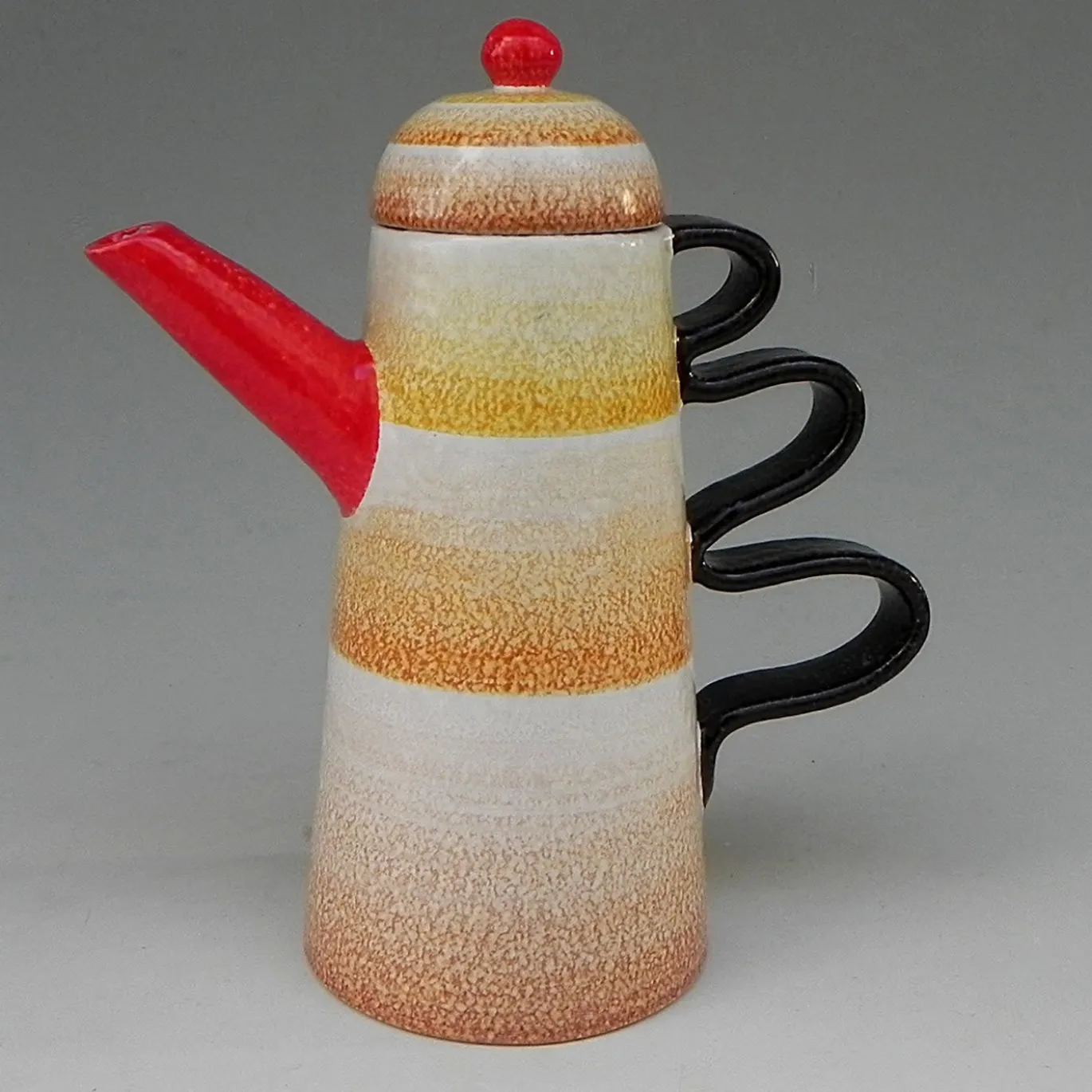 Teiera in ceramica Tre Anse