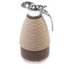 Thermos grande in acciaio beige
