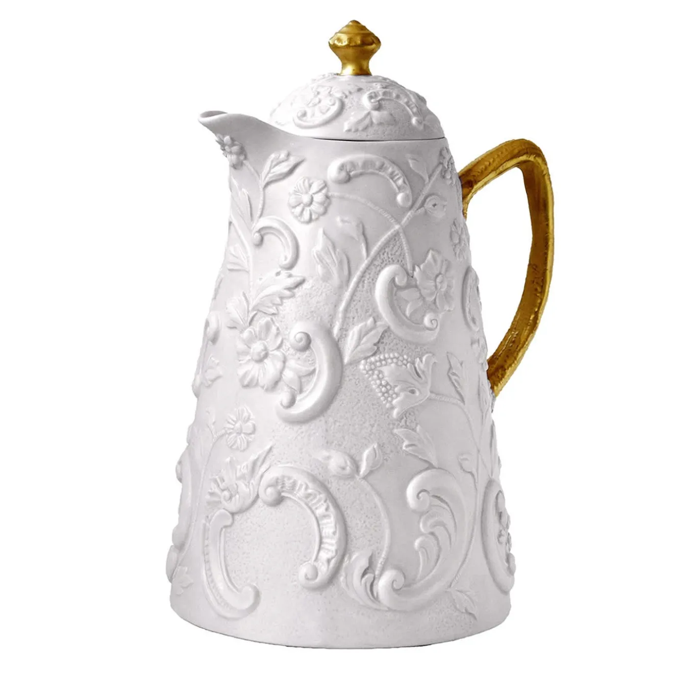 THERMOS TAORMINA - BIANCO E ORO