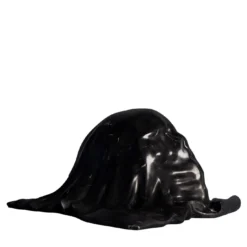 To Be Or Not To Be Scultura in marmo nero