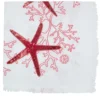 Tovaglia bianca Corallo Rosa