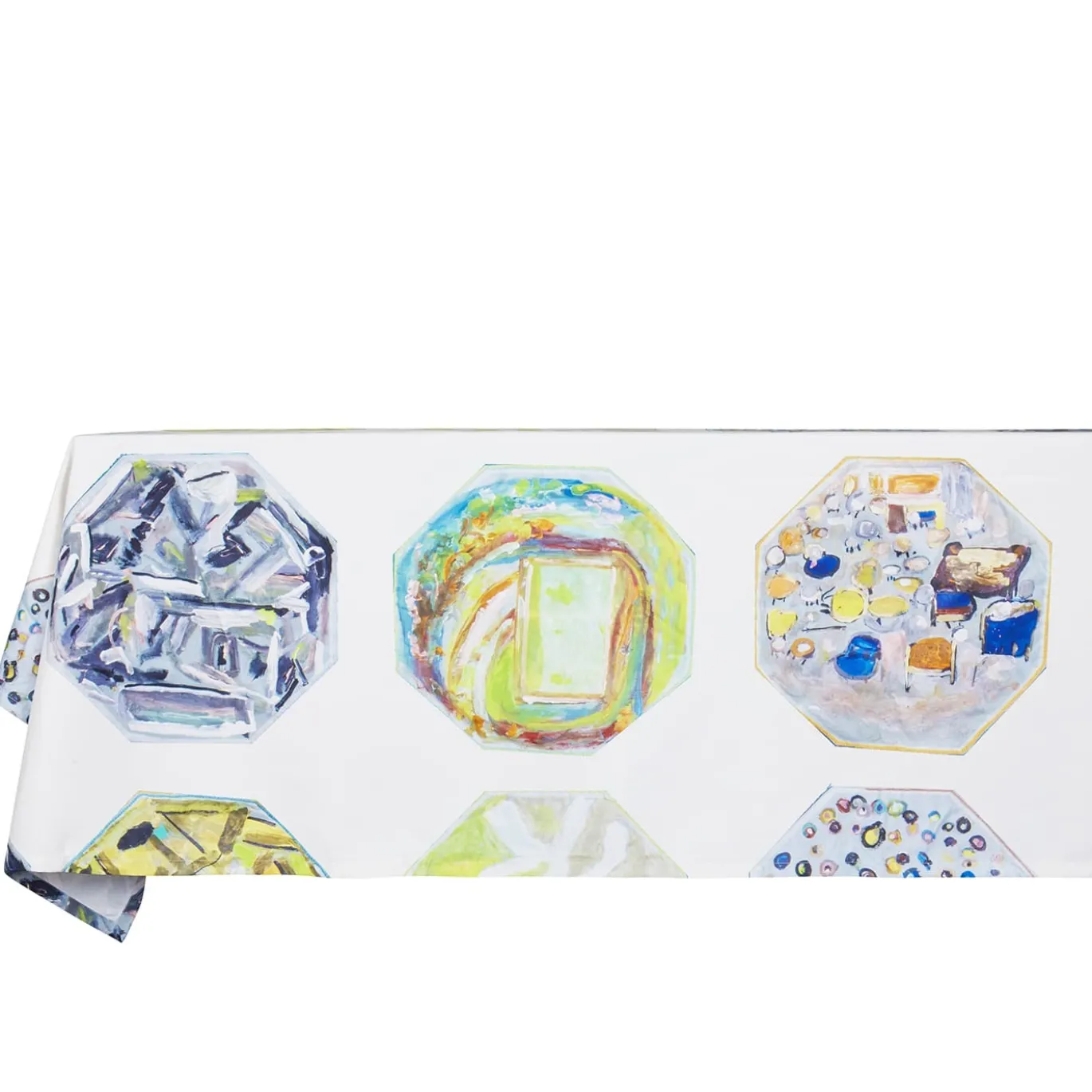 Tovaglia bianca Medaglioni