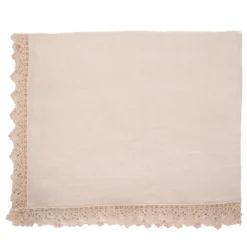 Tovaglia crema con pizzo siciliano