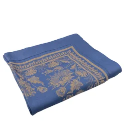 Tovaglia Giardino Italiano nocciola e blu