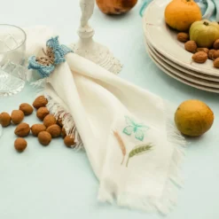 Tovaglia Grano Multicolore Rettangolare Turchese