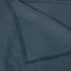 Tovaglia rettangolare Oasi in lino blu