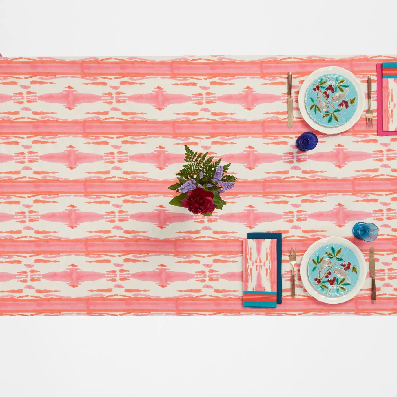 Tovaglia rettangolare rosa di Flame Design