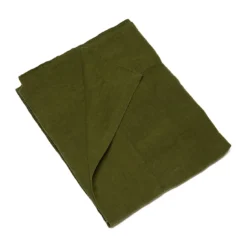 Tovaglia verde con ampio bordo