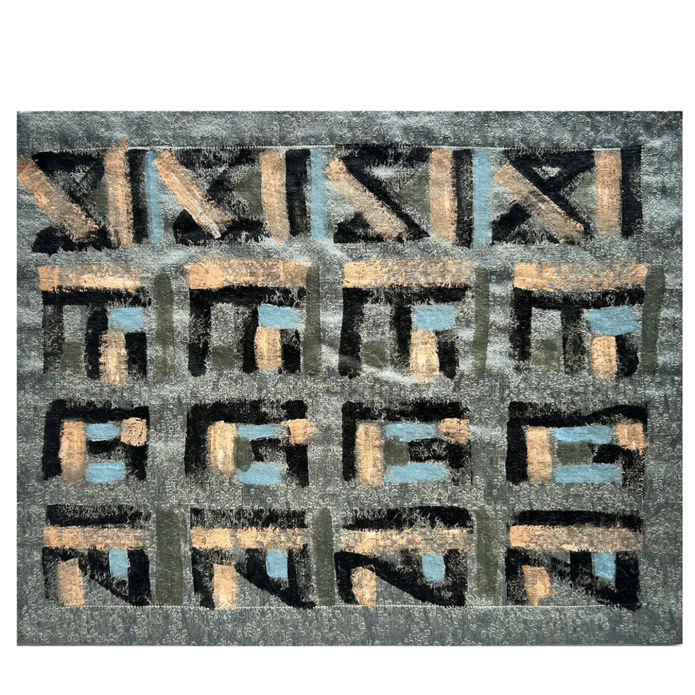 Tovaglietta astratta dipinta a mano della Collezione Canvas No. 1
