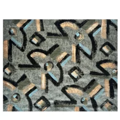 Tovaglietta astratta dipinta a mano della Collezione Canvas No. 6