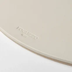 Tovaglietta ovale Mondrian Capuccino Beige e Luna White