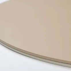 Tovaglietta ovale Mondrian Capuccino Beige e Luna White