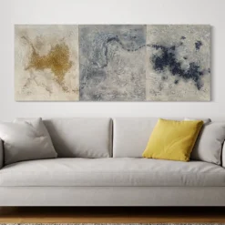 Trittico Materico Evoluzione in Resina