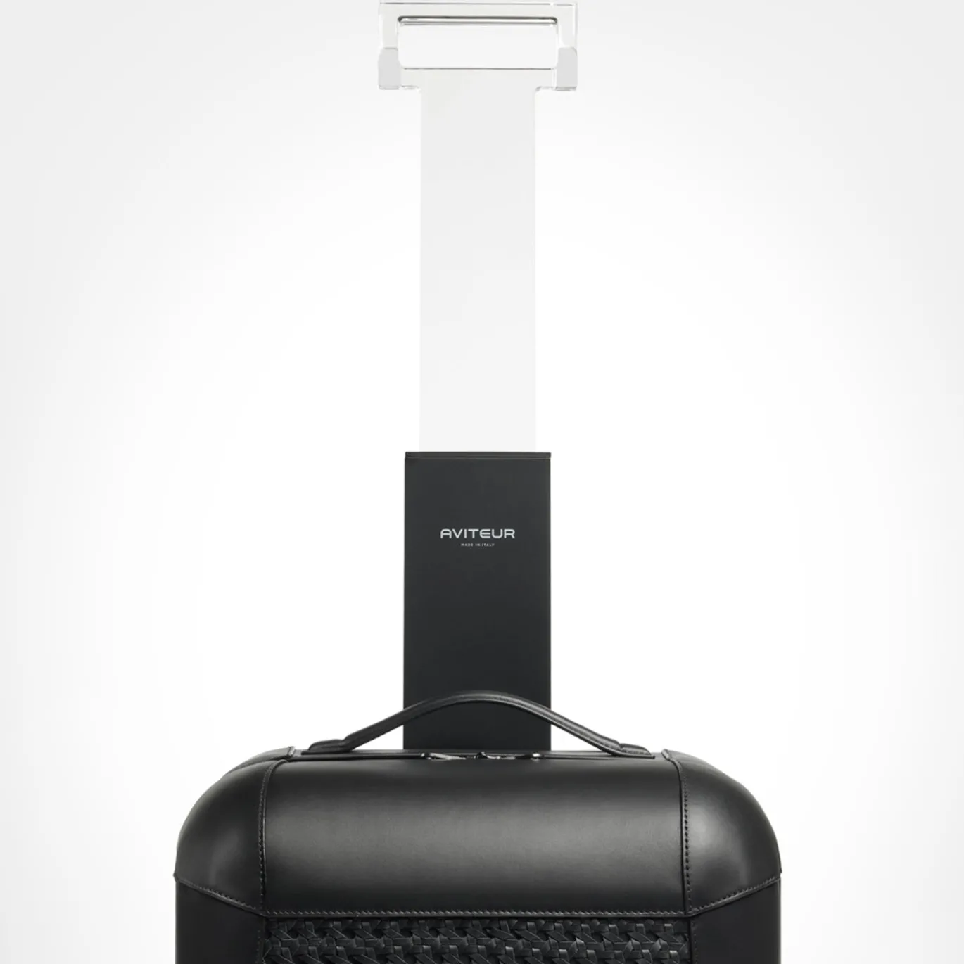 Trolley in Pelle Nera