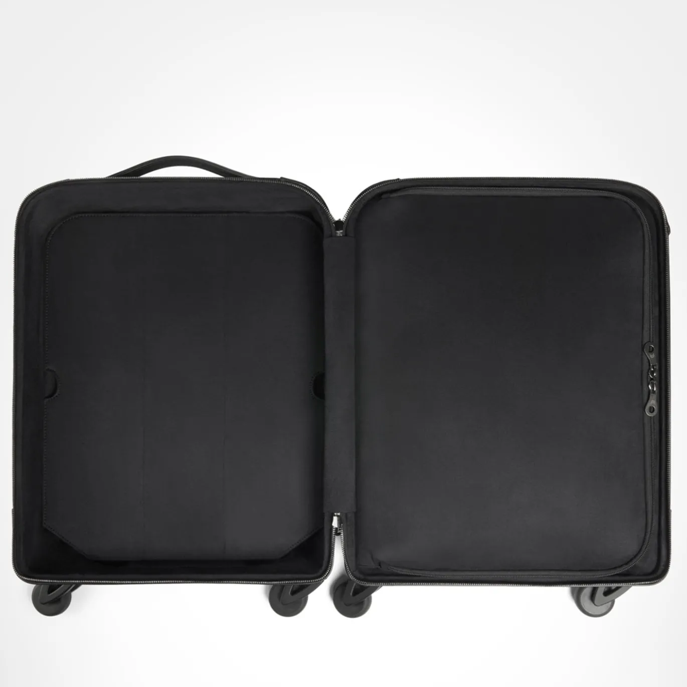 Trolley in Pelle Nera
