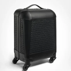 Trolley in Pelle Nera