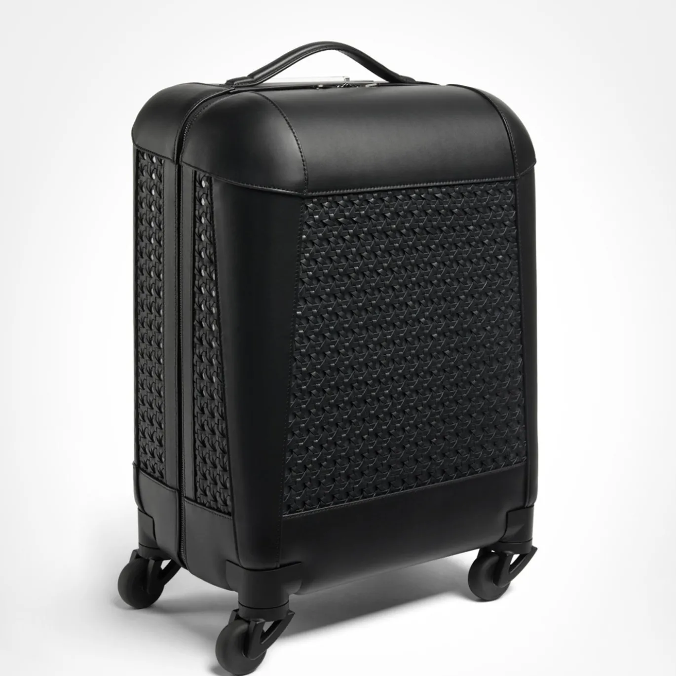 Trolley in Pelle Nera