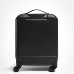 Trolley in Pelle Nera