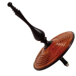 Trottola in ebano e bubinga