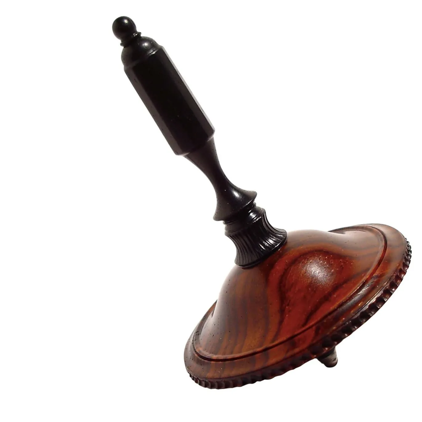 Trottola in ebano e coccobolo