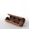 Tubo da Viaggio Porta Cravatte in Pelle
