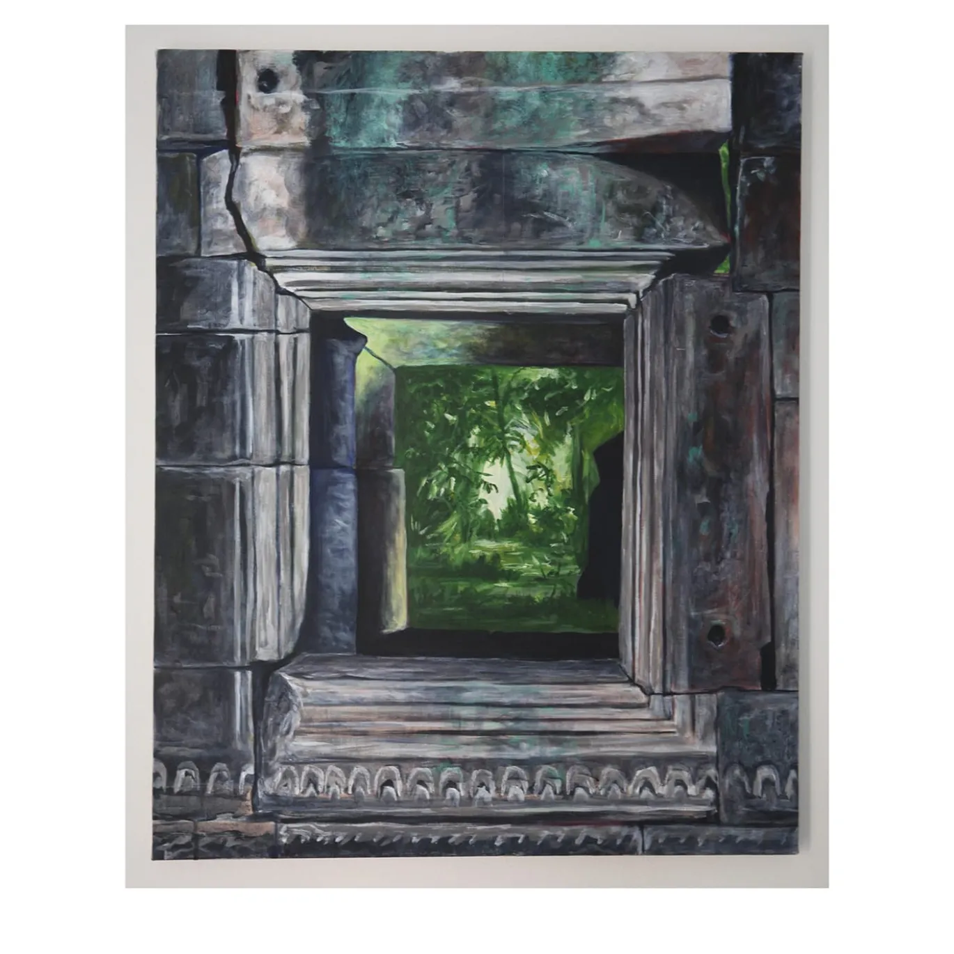 Una Finestra Sulla Giungla Painting