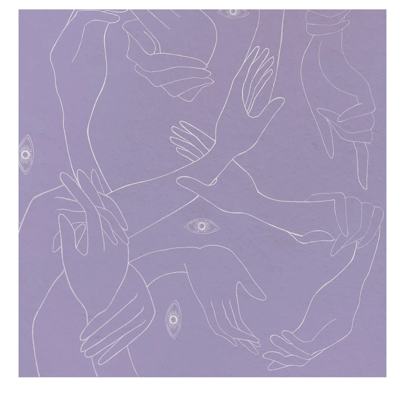 Uno, Nessuno Lavanda Carta da parati