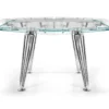 Unootto 8 Player Marble Edition Tavolo da poker bianco