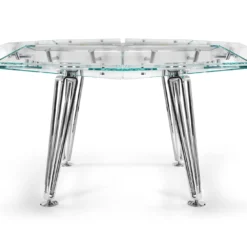 Unootto 8 Player Marble Edition Tavolo da poker bianco