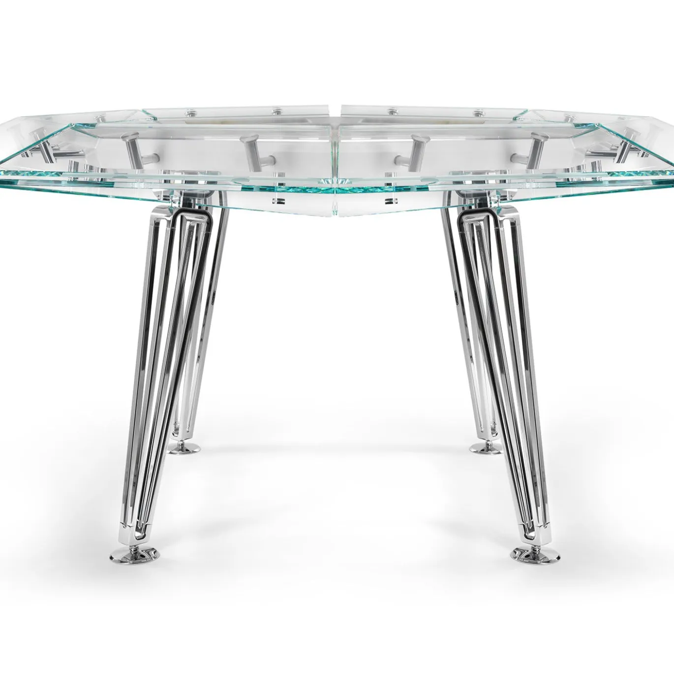 Unootto 8 Player Marble Edition Tavolo da poker bianco