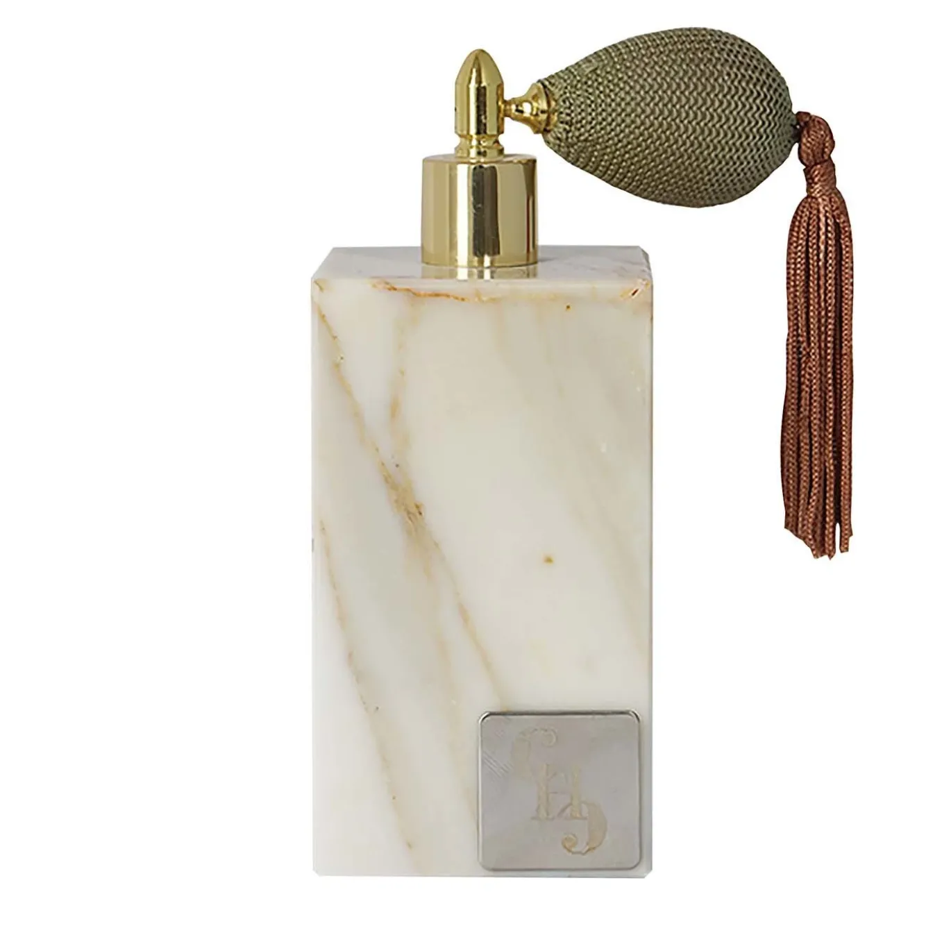 Vaporizzatore d'epoca in marmo bianco di Calcutta