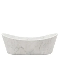 Vasca da bagno in marmo Carrara bianco Caresi