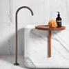 Vasca da bagno rettangolare in marmo bianco Monolithos