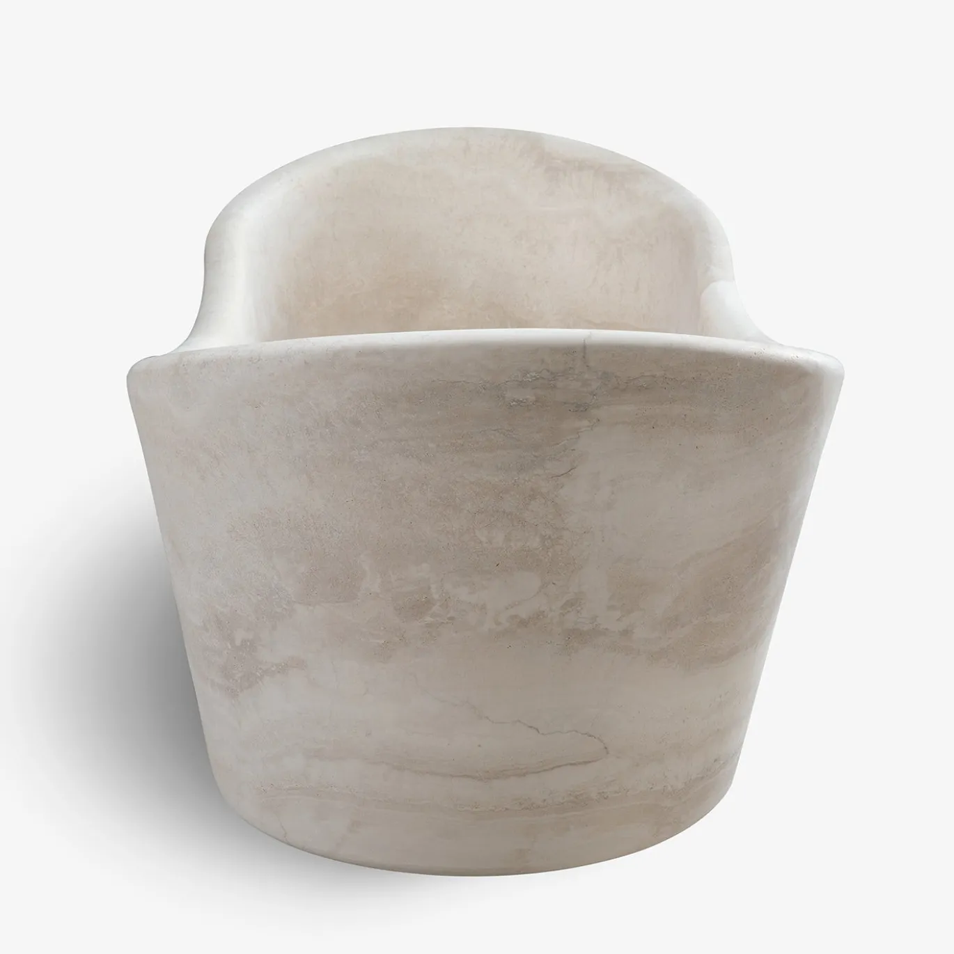 Vasca in pietra travertino beige Caresi