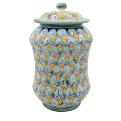 Vaso Foglia Turchese