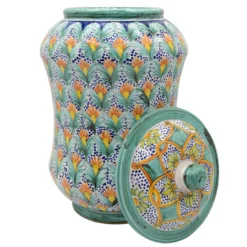 Vaso Foglia Turchese