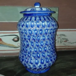 Vaso Foglina Blu