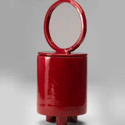 Vaso in ceramica rossa Cateto