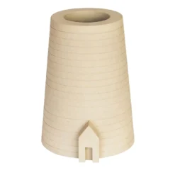 Vaso in pietra "Pagliara" di Ugo La Pietra